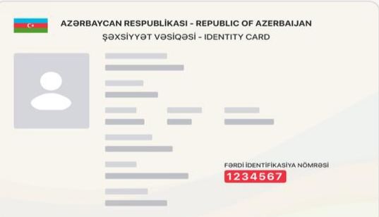 Yeni şəxsiyyət vəsiqəsi